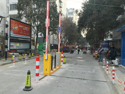 豪华带灯杆